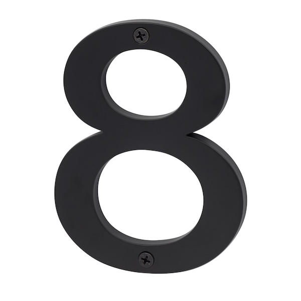 Sure-Loc Hardware Sure-Loc Hardware Zinc House Number 5, No. 8, Flat Black HN5-8 FBL - main